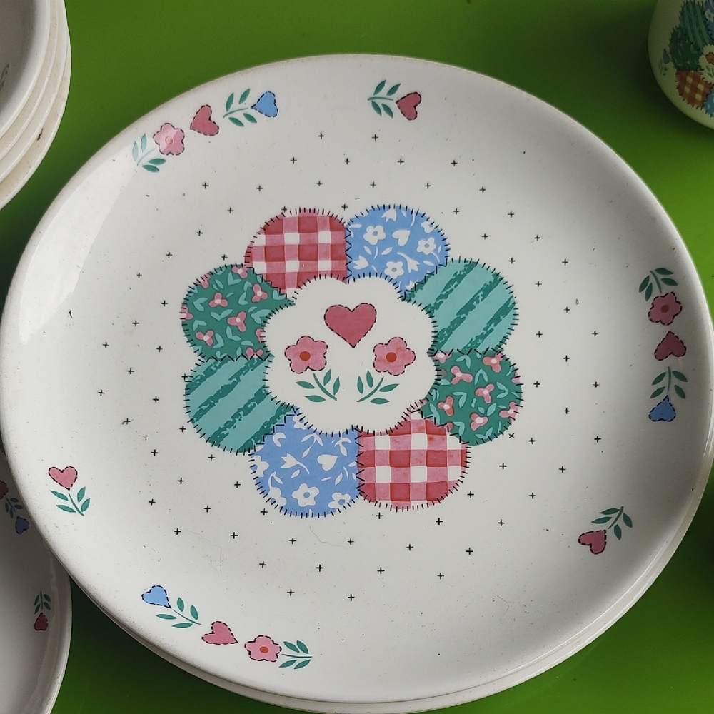 Floral Patchwork Dish Set